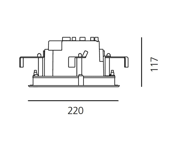 Утопленный потолок алюминиевый открытый прожектор Artemide Ego ARCH-00033314 - Вид №17