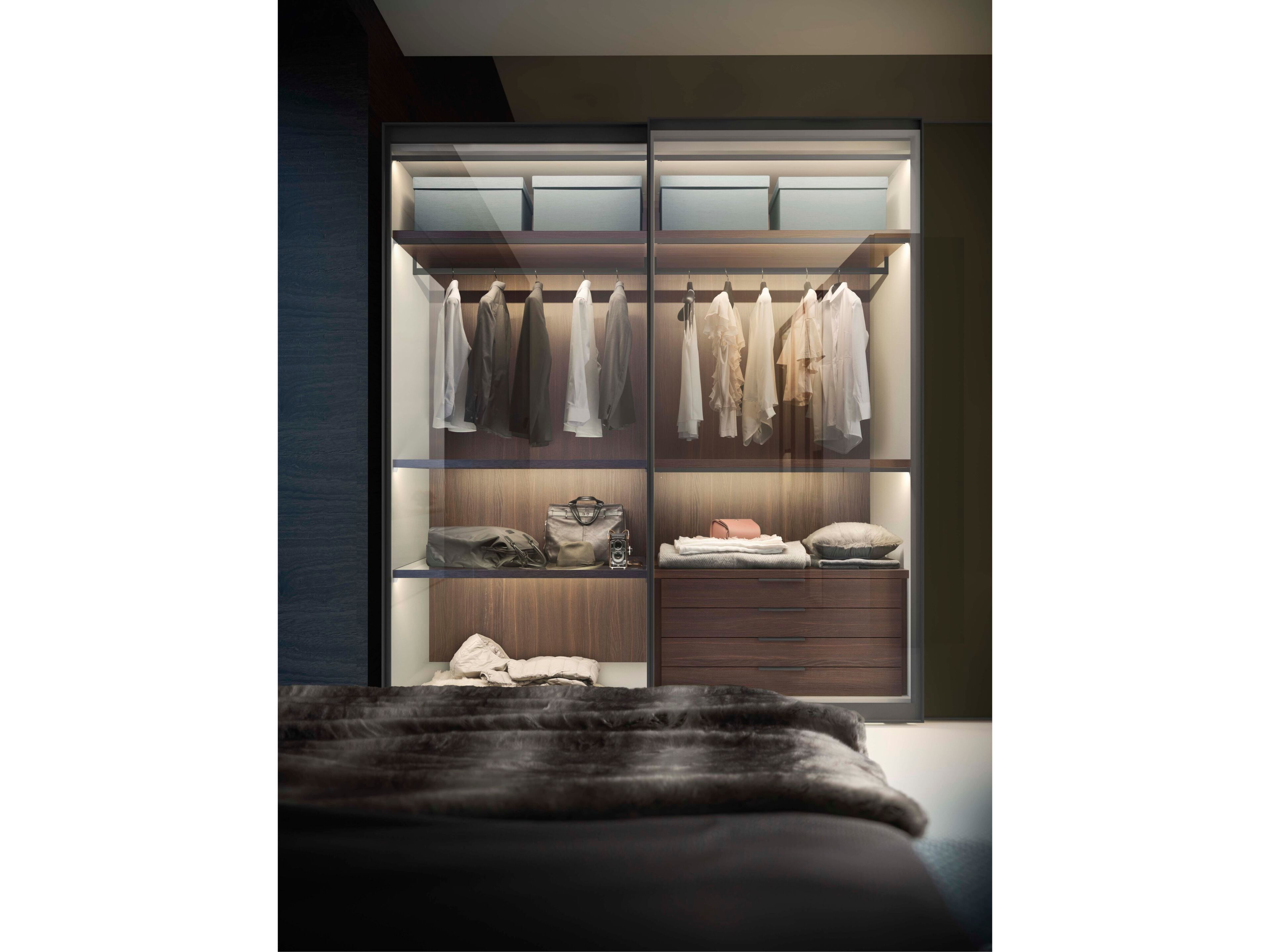 Шкаф из дерева и стекла с раздвижными дверями Alf DaFrè смеситель ARCH-00146014 - Вид №1