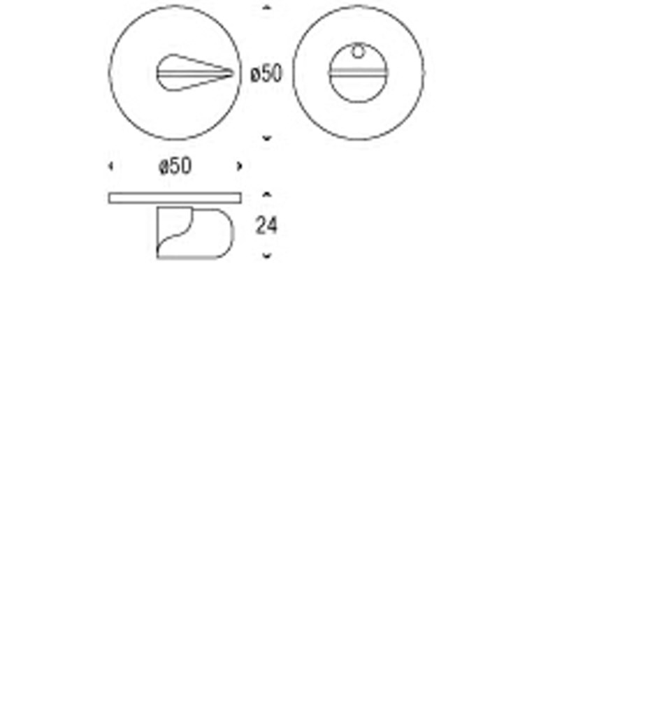 FROST Ключевина ELEMENT 2004 » полированная. Нержавеющая сталь Полированный A2004P  - Вид №1
