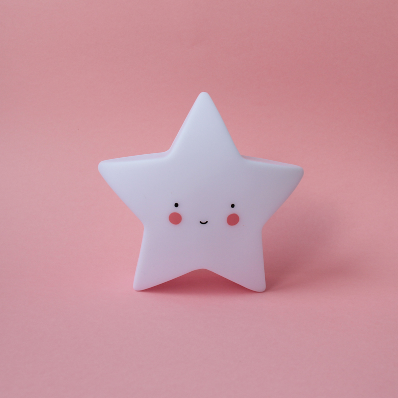 Ночник детский White Star LITTLE LOVELY COMPANY  281750 Белый Santreyd  - Вид №2