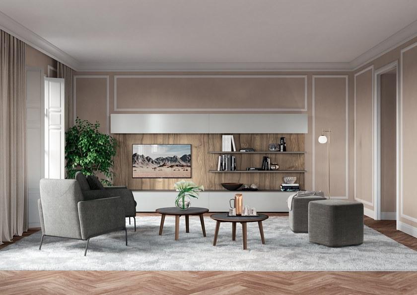 Febal Casa Низкий круглый журнальный столик sun-id-1460912 - Вид №1