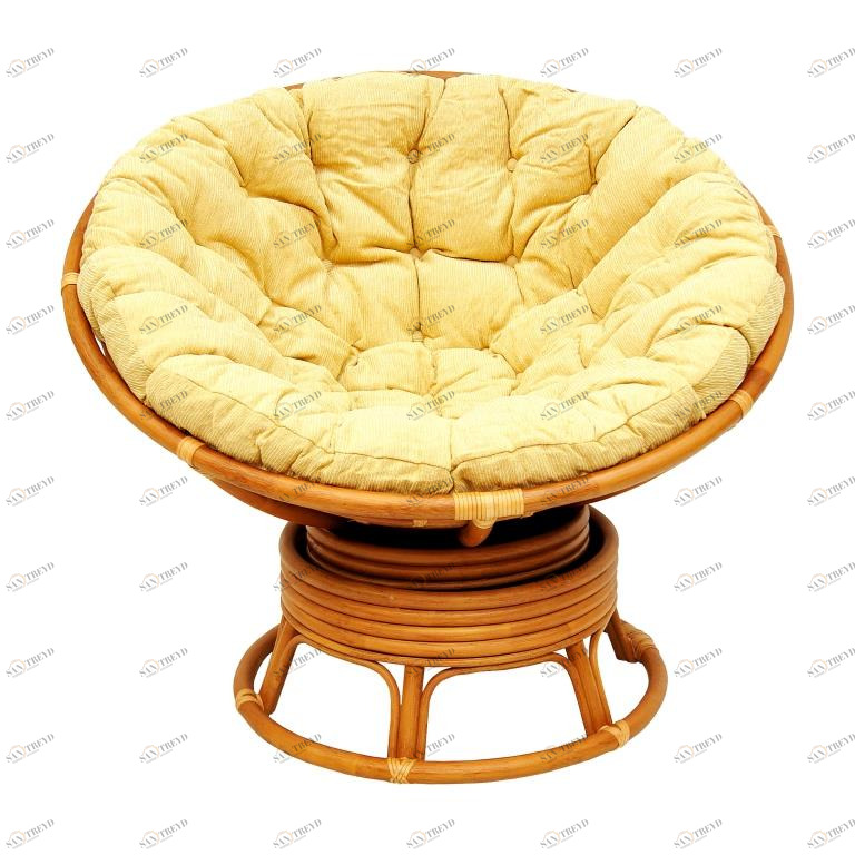 Кресло механическое Papasan-2 Matte ЭКО ДИЗАЙН CLASSIC RATTAN 129598 Бежевый;коричневый 