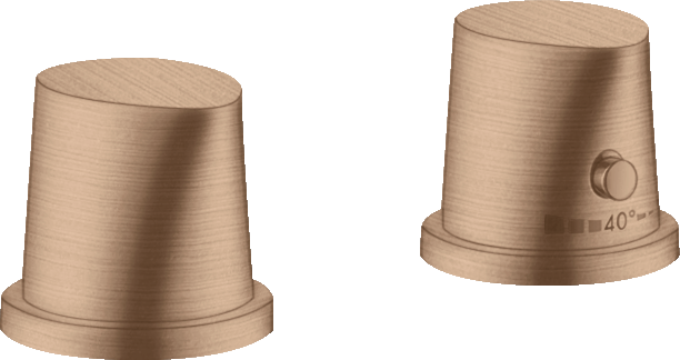 12422310 Термостатический смеситель для ванны на 2 отверстия AXOR STARCK ORGANIC