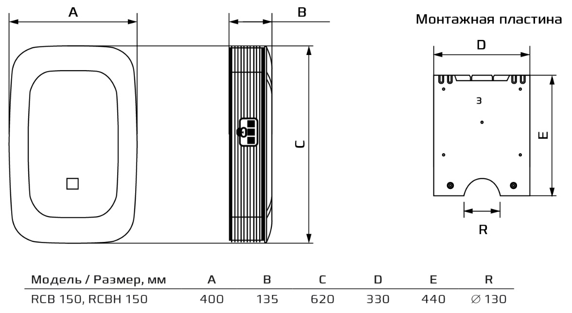 Приточно-очистительный комплекс Royal Clima BREZZA RCB 150/EH-1000 Santreyd sun-id-682106 - Вид №2