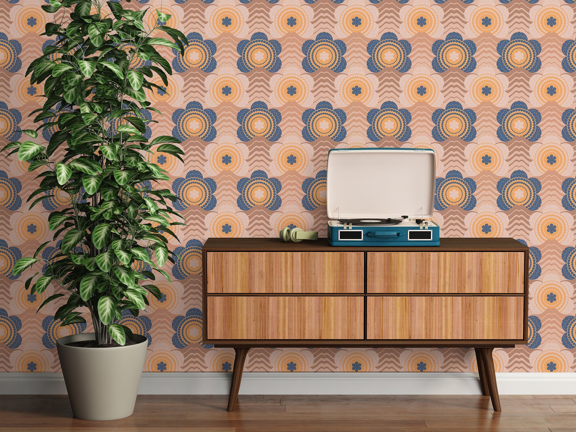 Обои с цветочными мотивами Architects Paper ретро шик ARCH-00104476 - Вид №3