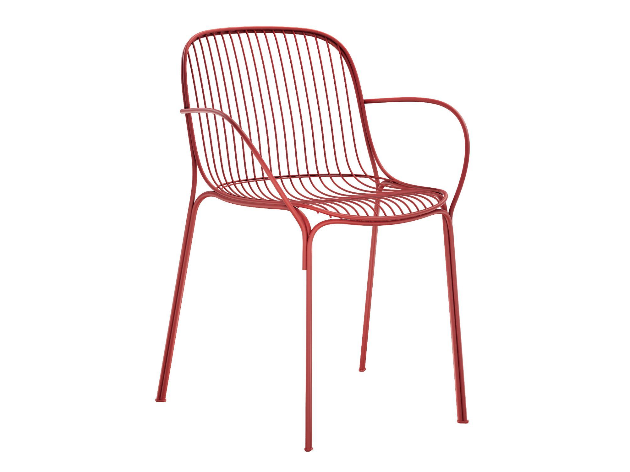 Стул для сада из оцинкованной стали с подлокотниками Kartell Hiray ARCH-00064814 - Вид №44