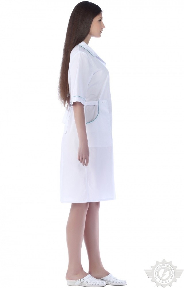 63629 Халат "Оксана"  Медицинская одежда  размер 62/170-176 Спецодежда  - Вид №10