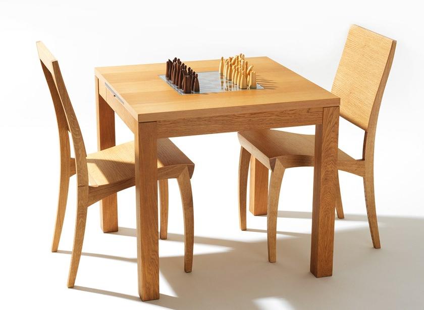 sixay furniture Квадратный деревянный шахматный стол Solid sun-id-1435414 - Вид №1