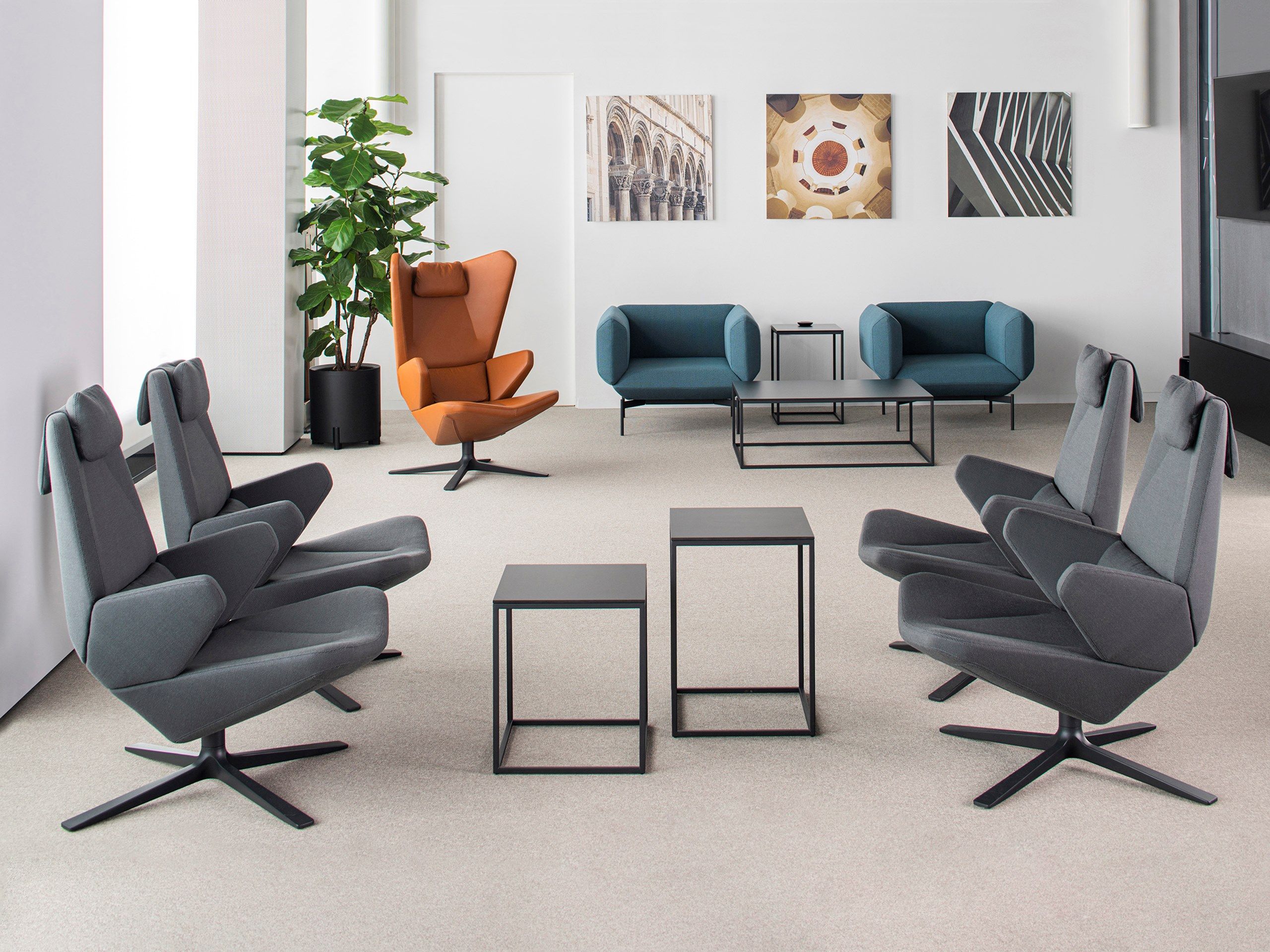 Кресло с высокой спинкой prostoria Trifidae ARCH-00137495 - Вид №3