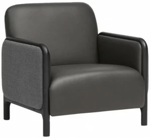 PIAVAL Кожаное кресло с подлокотниками Cameo | contract 89-62/1f