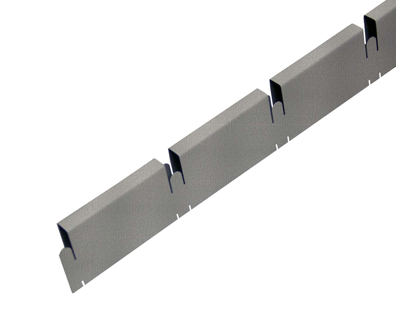 82151747 Профиль грильято папа 75x75x40 мм серый 0.6 м STLM-0020478 АЛБЕС 
