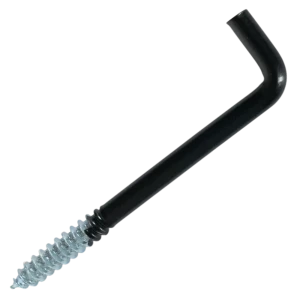 Шуруп-костыль Г-образный 8x100 мм сталь RAL9005 4 шт. 89417645 STLM-2023364