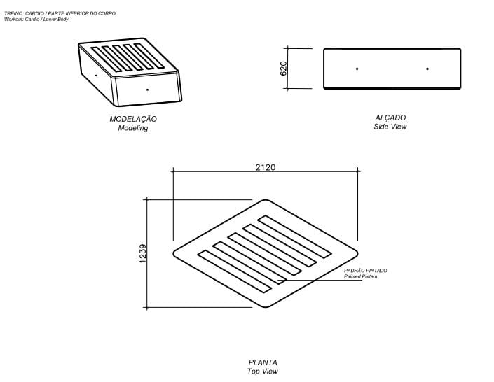 Бетонные спортивные полы amop EXERCISE ARCH-00131306 - Вид №5