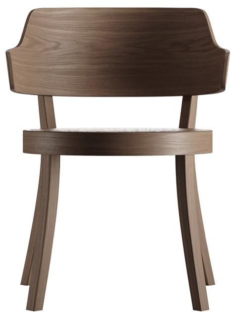 horgenglarus Стул из массива дерева с подлокотниками Seley 1-423  - Вид №2