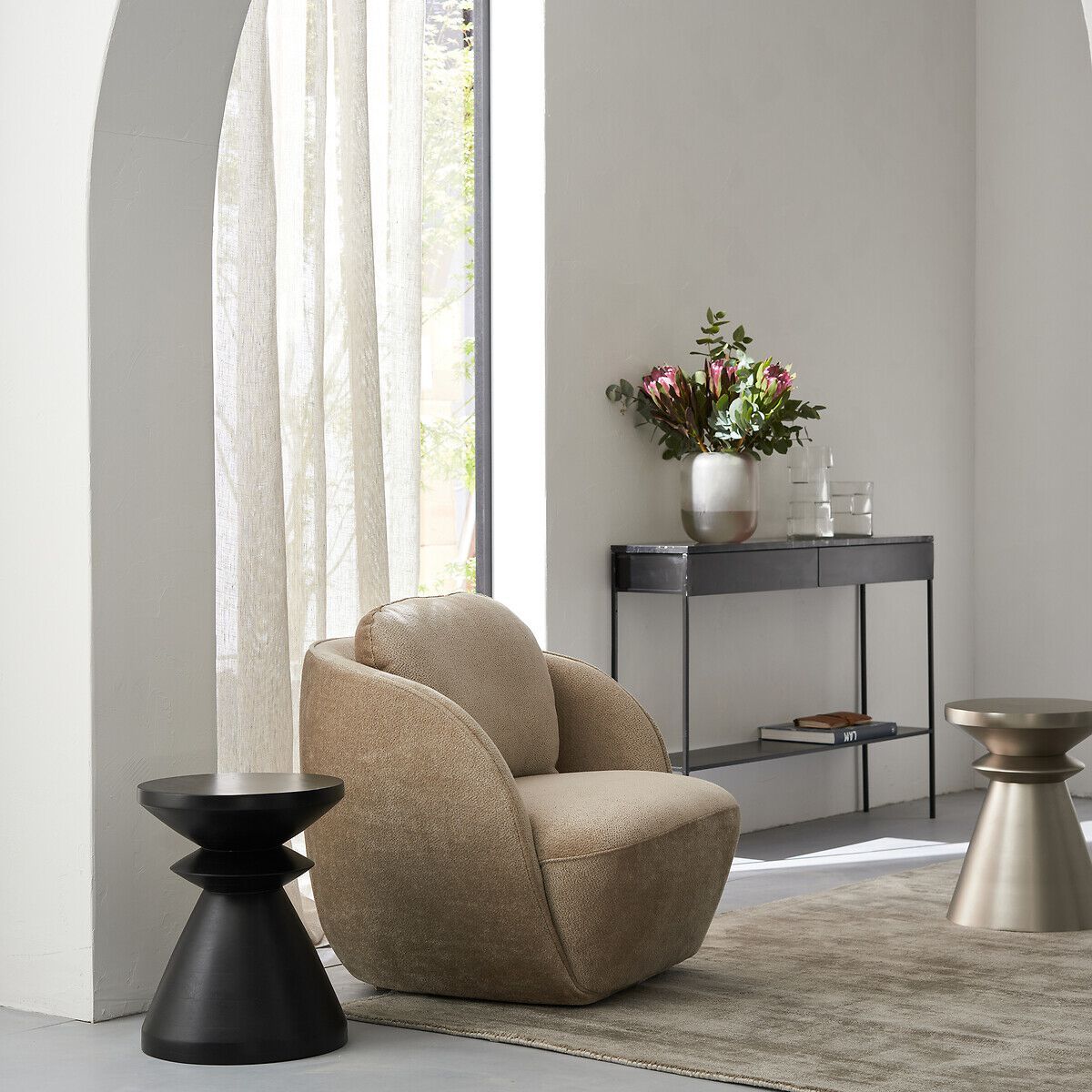 Тканевое кресло с подлокотниками AMPM Alpine ARCH-00006596 - Вид №1