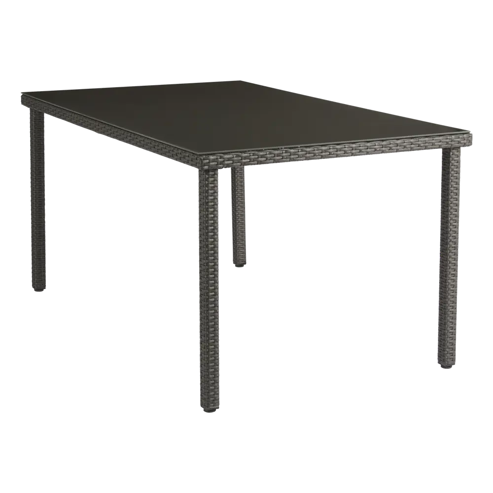 Стол садовый NATERIAL Noa Fix с переработанным пластиком и стеклянной столешницей 82509546 STLM-0028911 - Вид №4