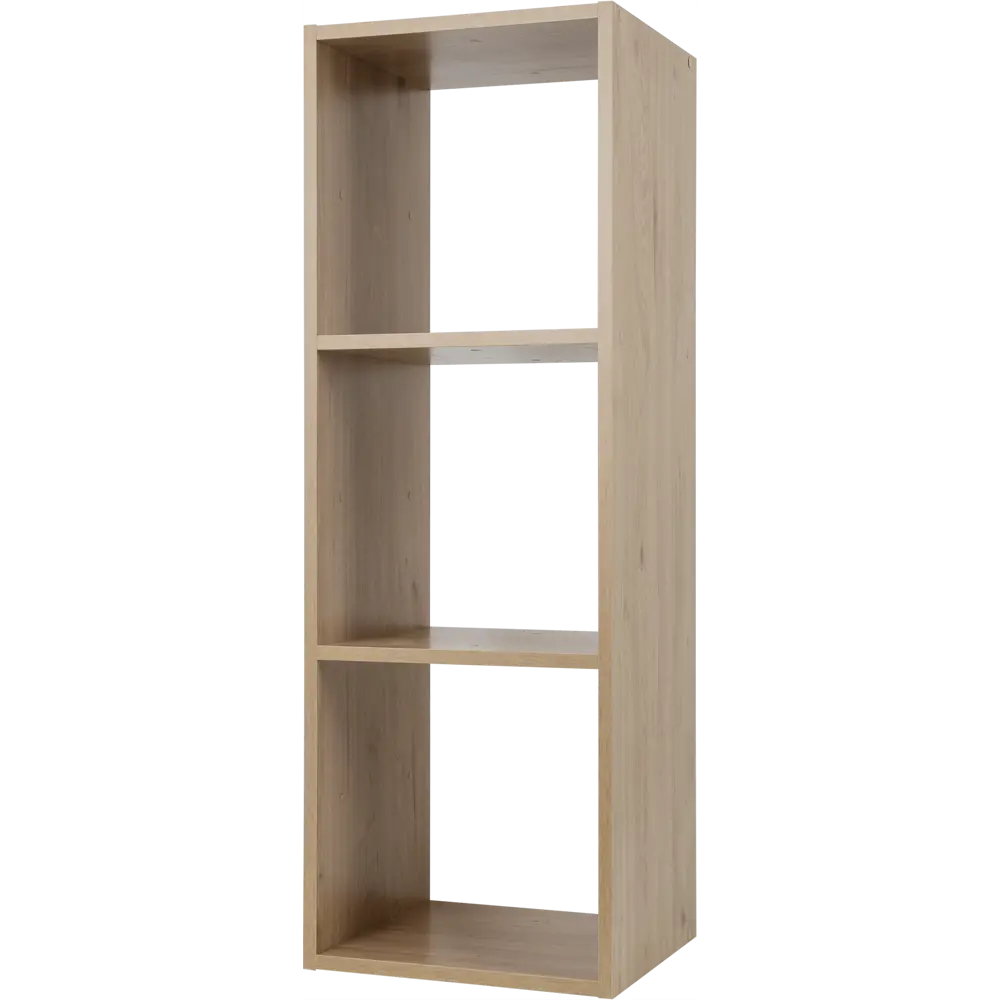 Стеллаж SPACEO KUB 3К, 36х104х31,7 см, цвет дуб STLM-2133387