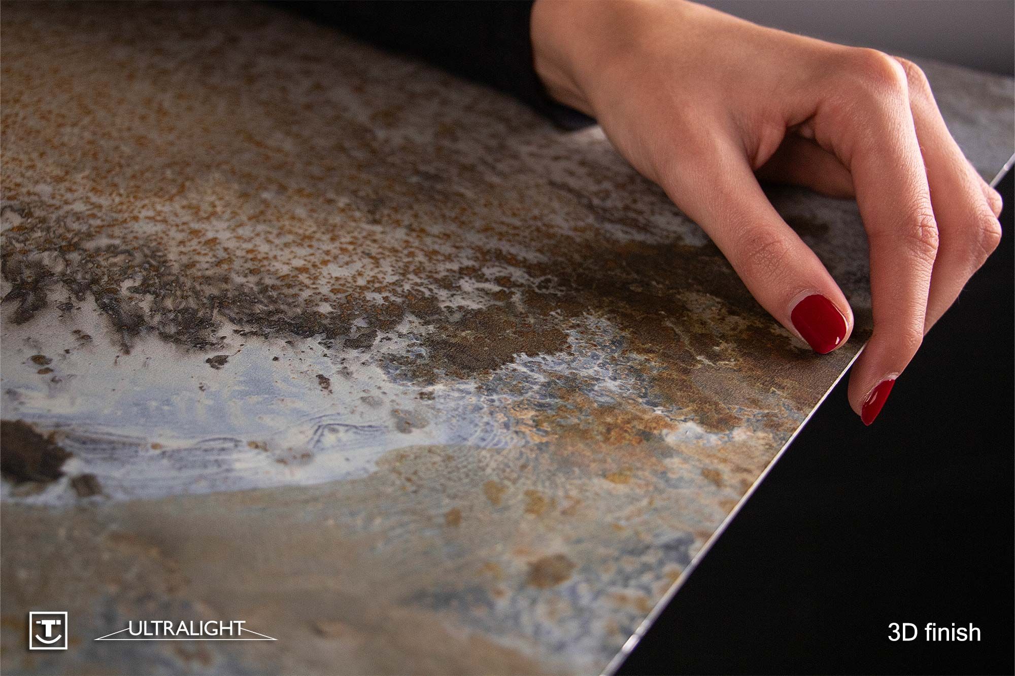 Ультратонкая алюминиевая декоративная панель Tecnografica WAVY STRIPES ARCH-00087370 - Вид №12