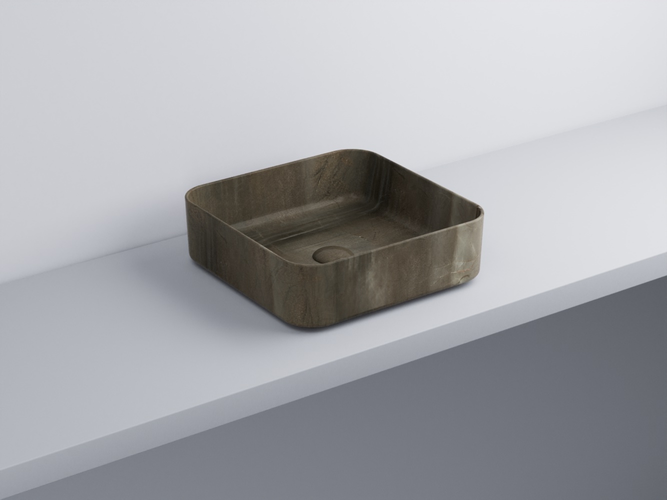 SHCOLAQ40--BP Раковина квадрат 40 cielo Shui Comfort Ceramica Cielo