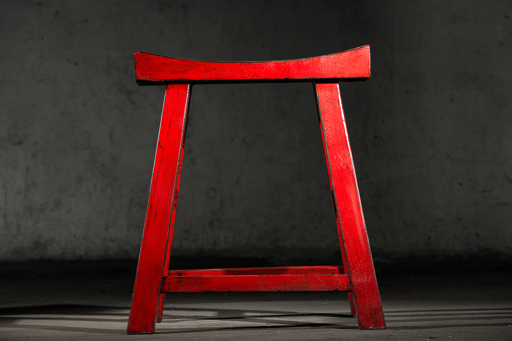 Табурет Энн Лу Красный ДОМАШНЯЯ ОБСТАНОВКА CHINA 017402 Красный Santreyd  - Вид №1