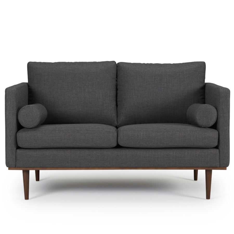 Диван двухместный Vigo, дуб/орех, темно-серый Kragelund 37202208161 - Вид №1