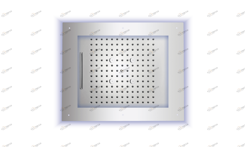 HI0930 Потолочный & настенный душ FRAME/3 - RGB CROMOTHERAPY BOSSINI 
