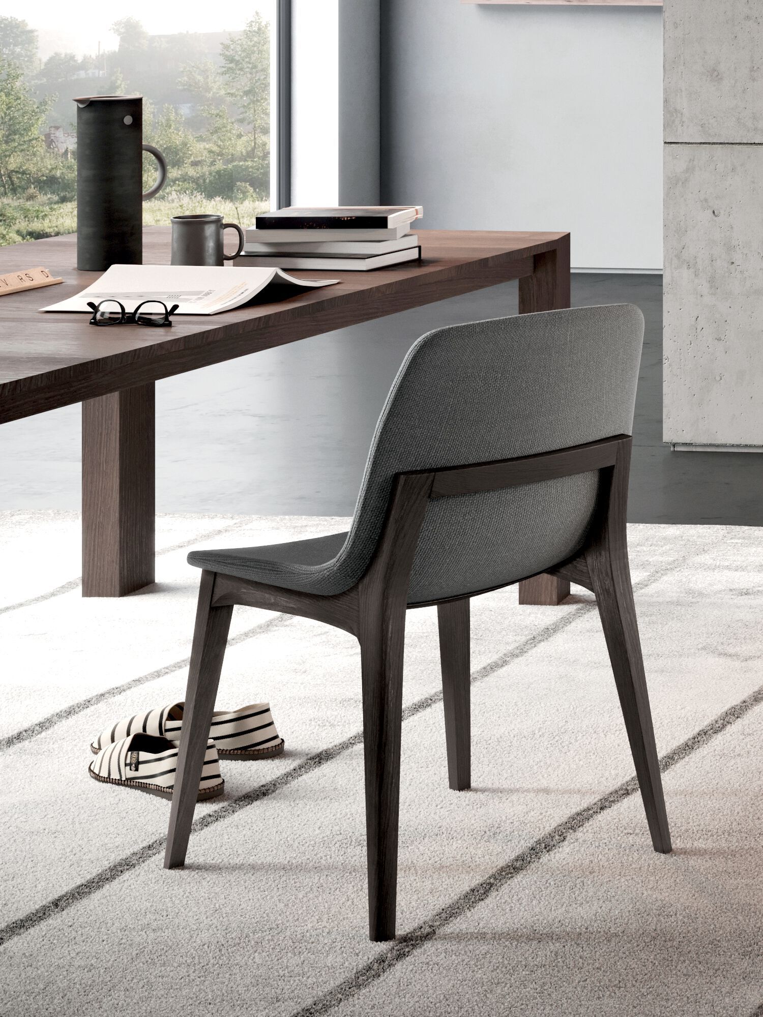 Кожаный мягкий стул Kico Living Complements ARCH-00032645 - Вид №4