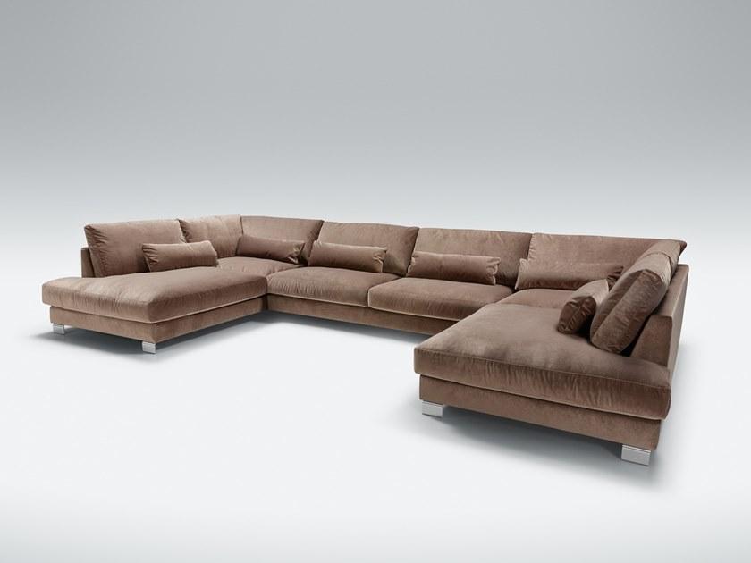 Sits Мягкий угловой диван из ткани на 4 места Brandon sun-id-1375937 - Вид №3