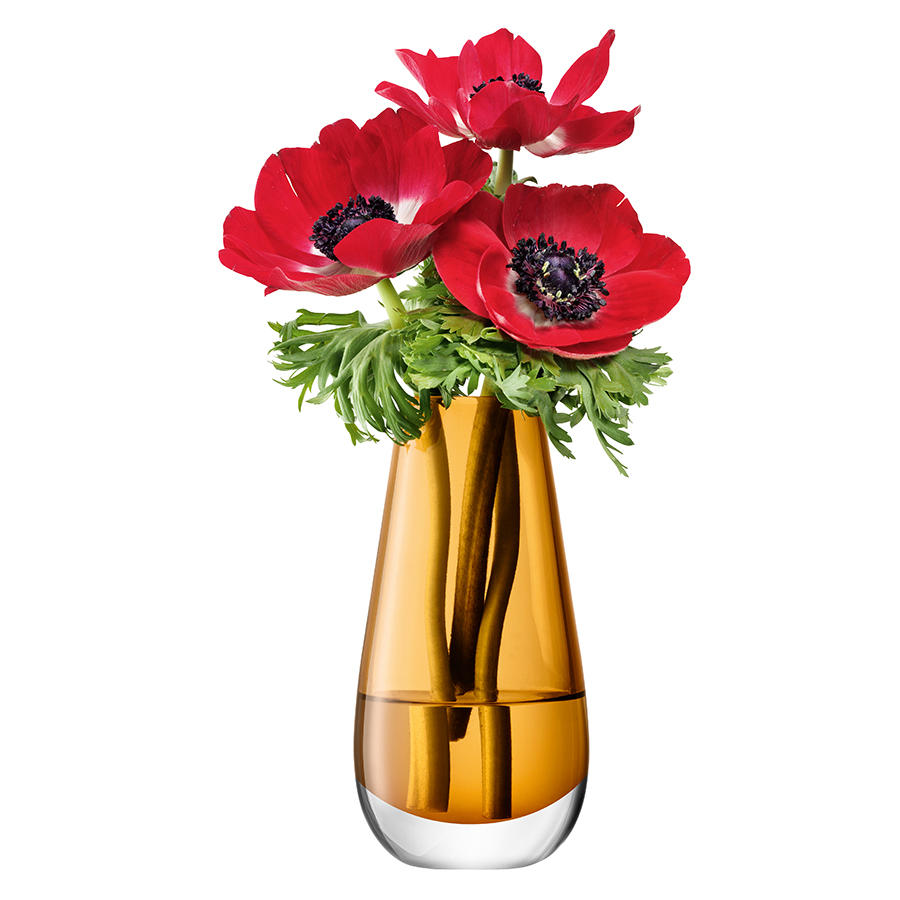 Ваза в форме бутона Flower Colour 14 см охра LSA International G73214835 - Вид №8