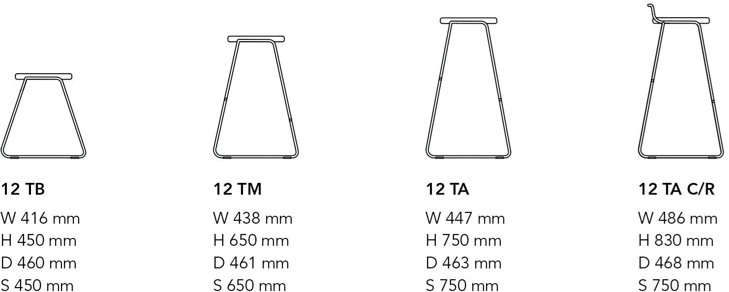Mobboli Высокий табурет из саночной ткани со встроенной подушкой Hug 12 ta - Вид №5