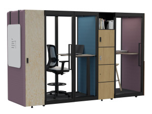 Мобильный контейнер для офисного острова