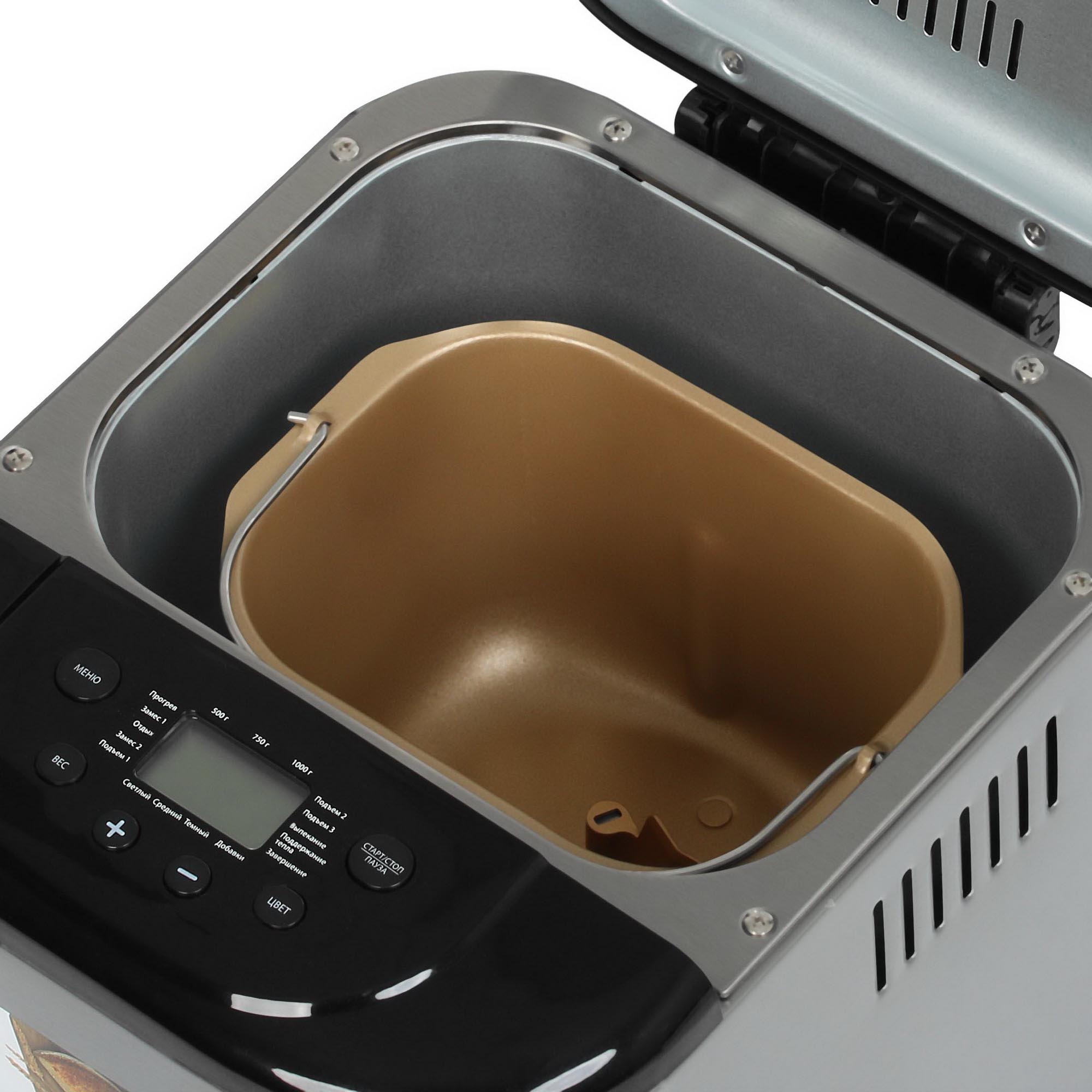 9005290 Хлебопечь DEXP BRM-MP6515 серебристый STDN-0050827 - Вид №4