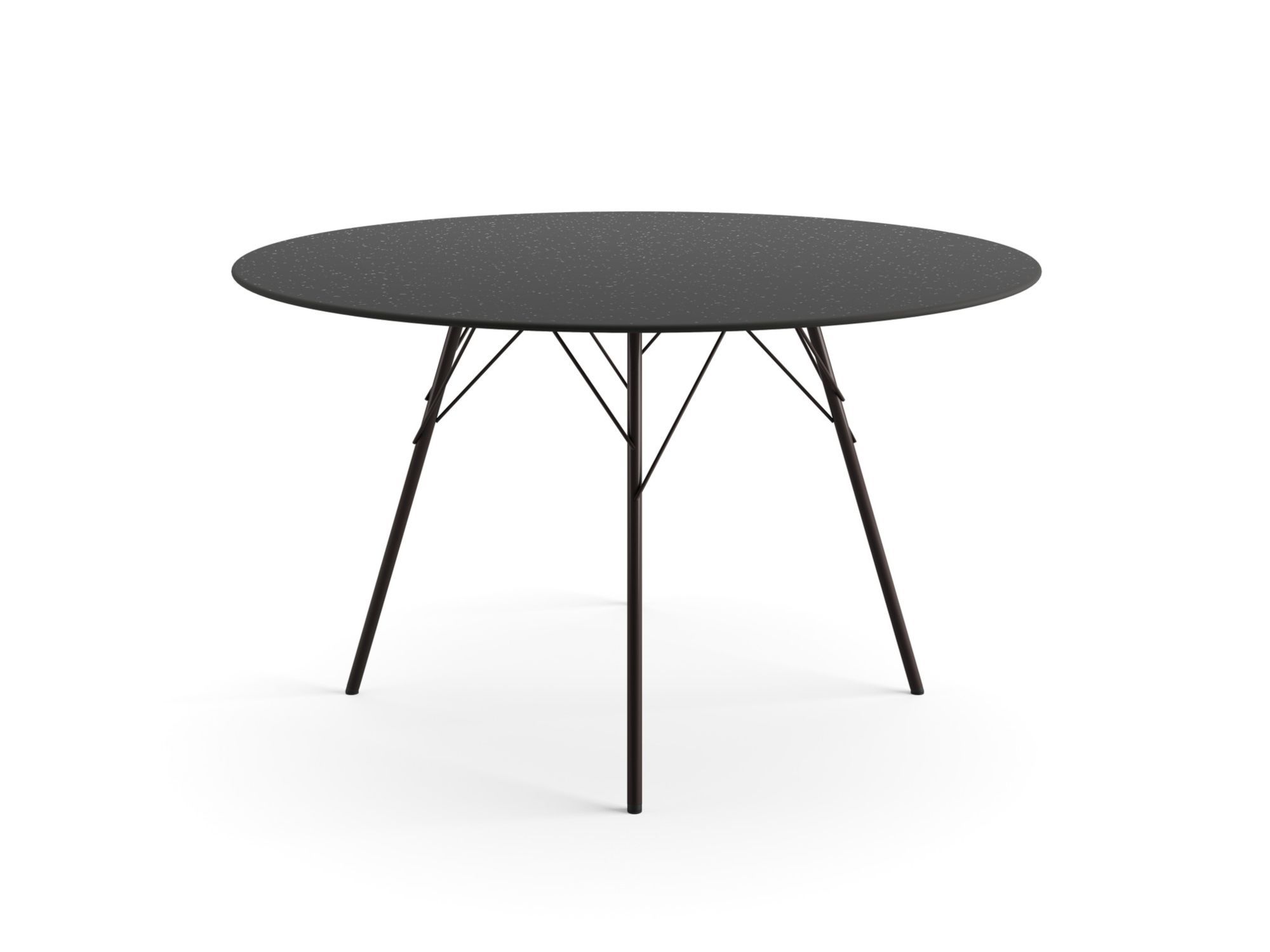 Стальной круглый садовый стол Arper ARCH-00043190 - Вид №5