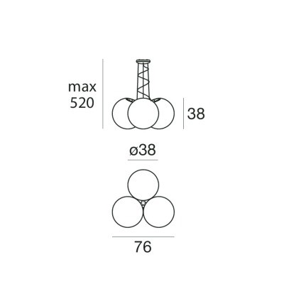 Linea Light 10221 Oh! Suspended подвес 107899 - Вид №1