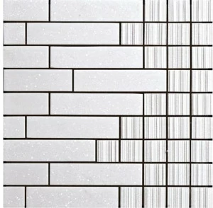 Ideamarmo Белая мраморная мозаика Тасоса Shake Shk 301