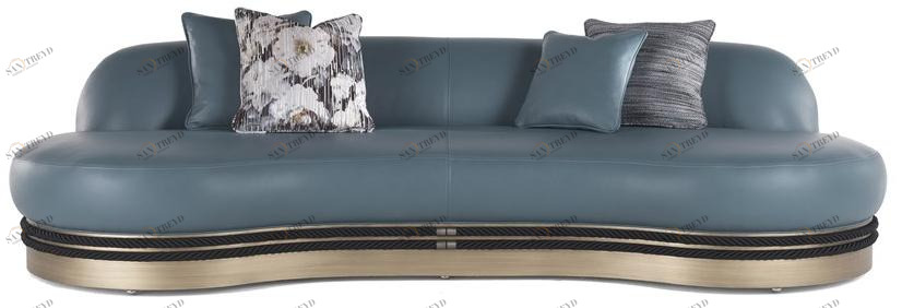 Gianfranco Ferré Home 3-х местный кожаный диван Alexander sun-id-1446116