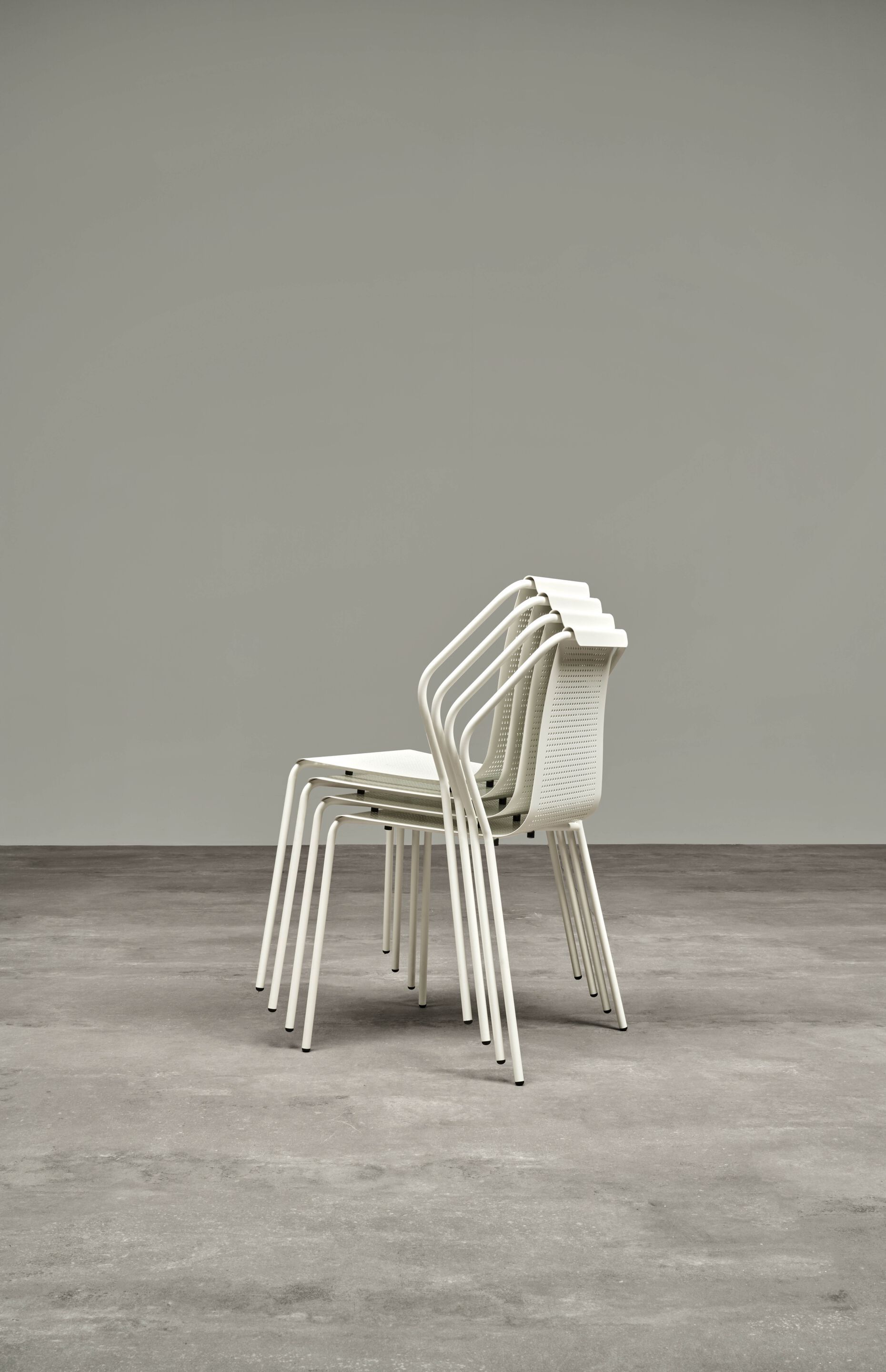 Штабелируемый садовый стул из перфорированного листового металла BALERI ITALIA DONNA OUTDOOR ARCH-00142400 - Вид №10