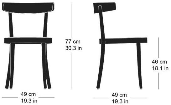 horgenglarus Стул из массива дерева с открытой спинкой Select 1-370 - Вид №10