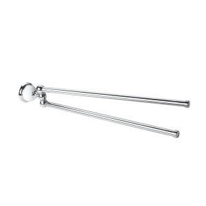 Настенный держатель для полотенец LEMER Loire двойной хром 89384394