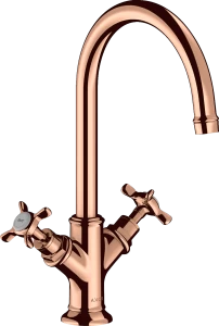 16506300 Смеситель для раковины 210, 2 ручки, крестообразные ручки и сливной набор AXOR MONTREUX