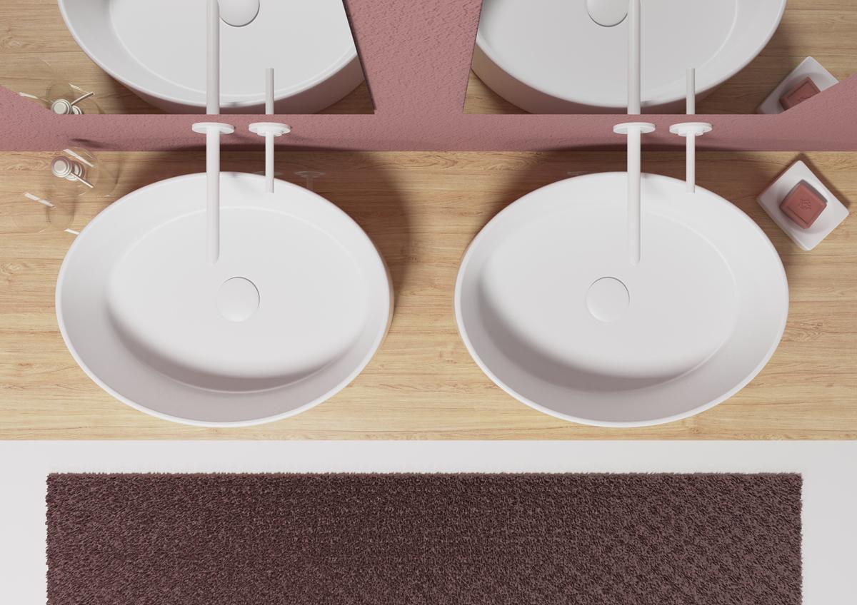 LKLAVFSBF4525 Накладная раковина на столешницу GSG CERAMIC Like - Вид №1