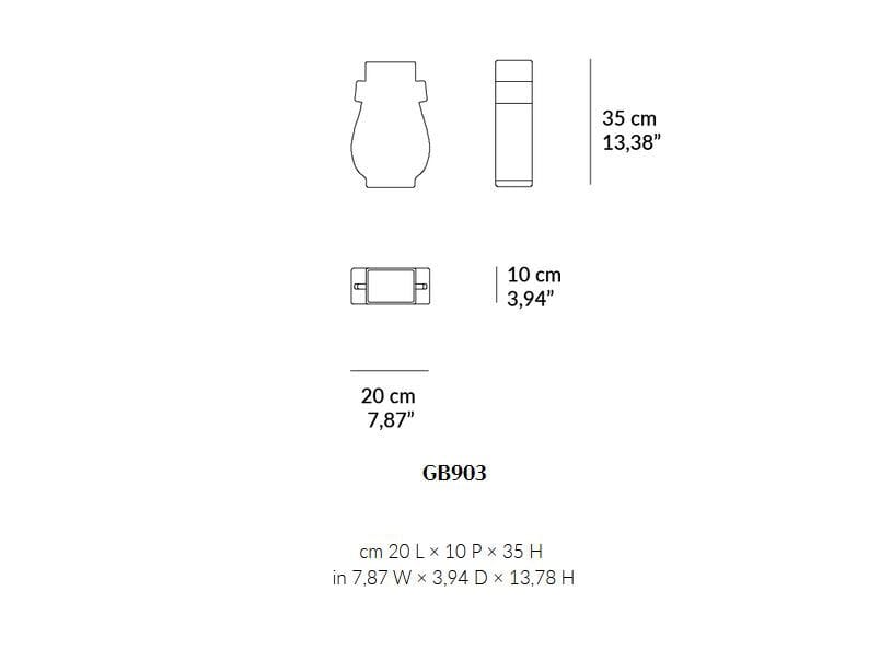 Керамическая ваза Lando MOON ARCH-00134483 - Вид №6