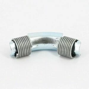 Фиксатор поворота для PEX труб d=16 с фиксирующими кольцами Rehau 45°