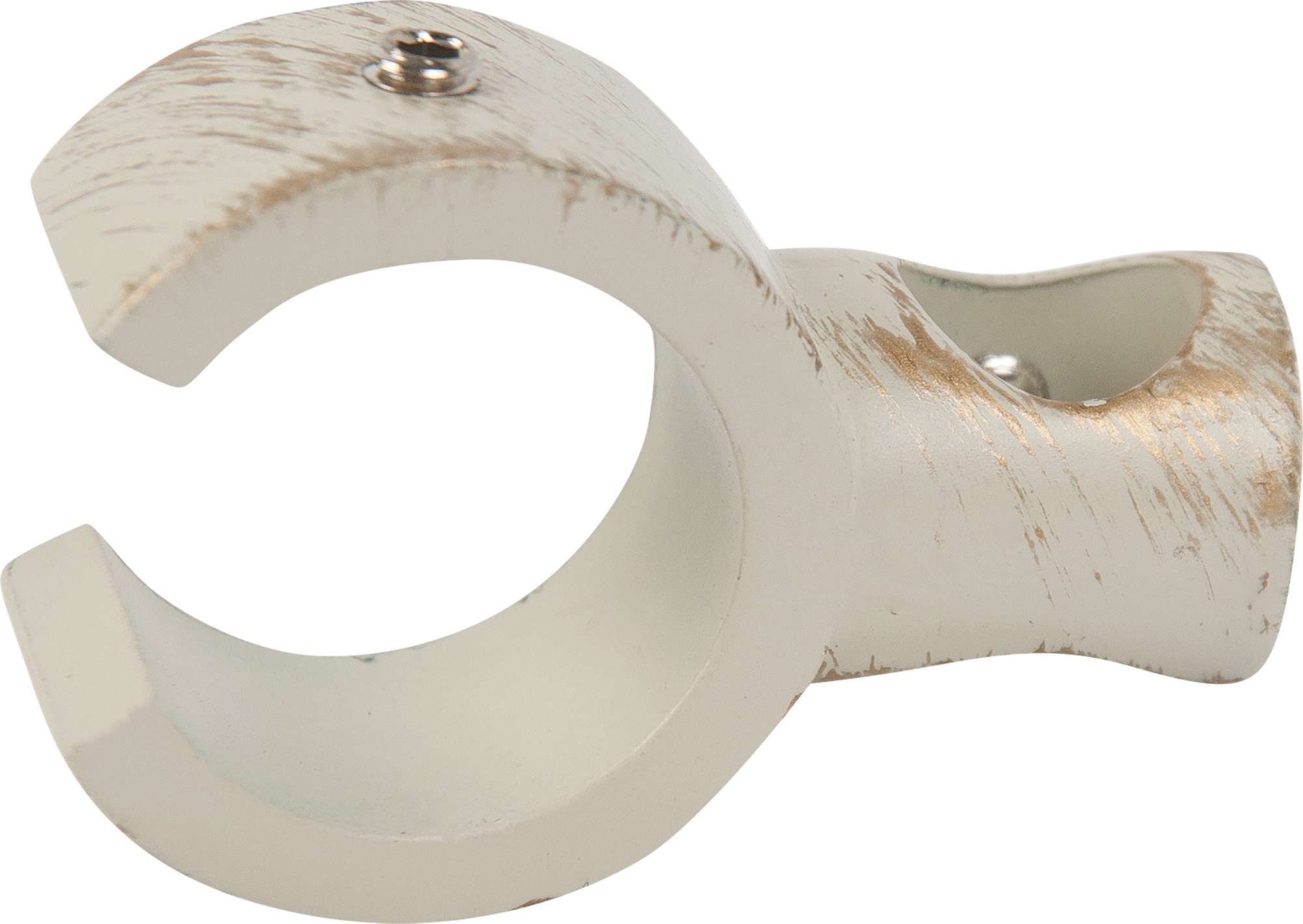 Держатель ORBIS для третьей шторной штанги белый антик 15089319