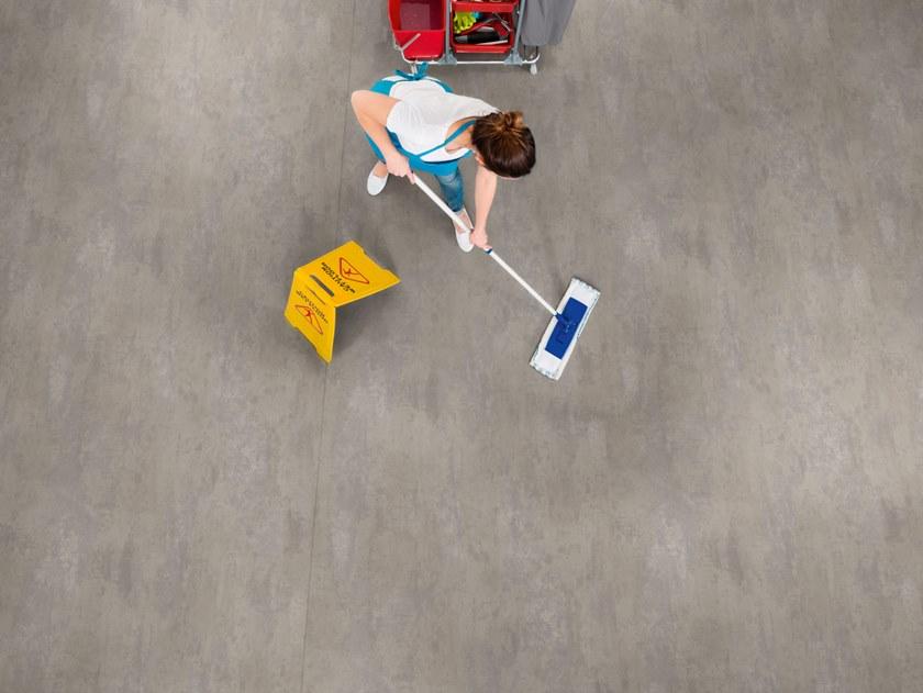 LIUNI Антистатический пол из синтетического материала с эффектом бетона Pavimenti vinilici calandrati sun-id-1439841 - Вид №3