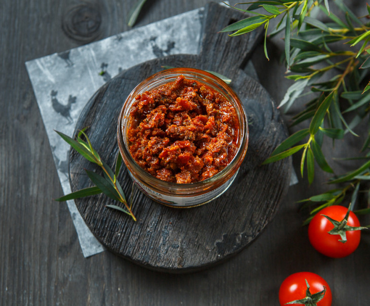 7765 Брускетта из вяленых томатов с кешью Вкусляндия  - Вид №1