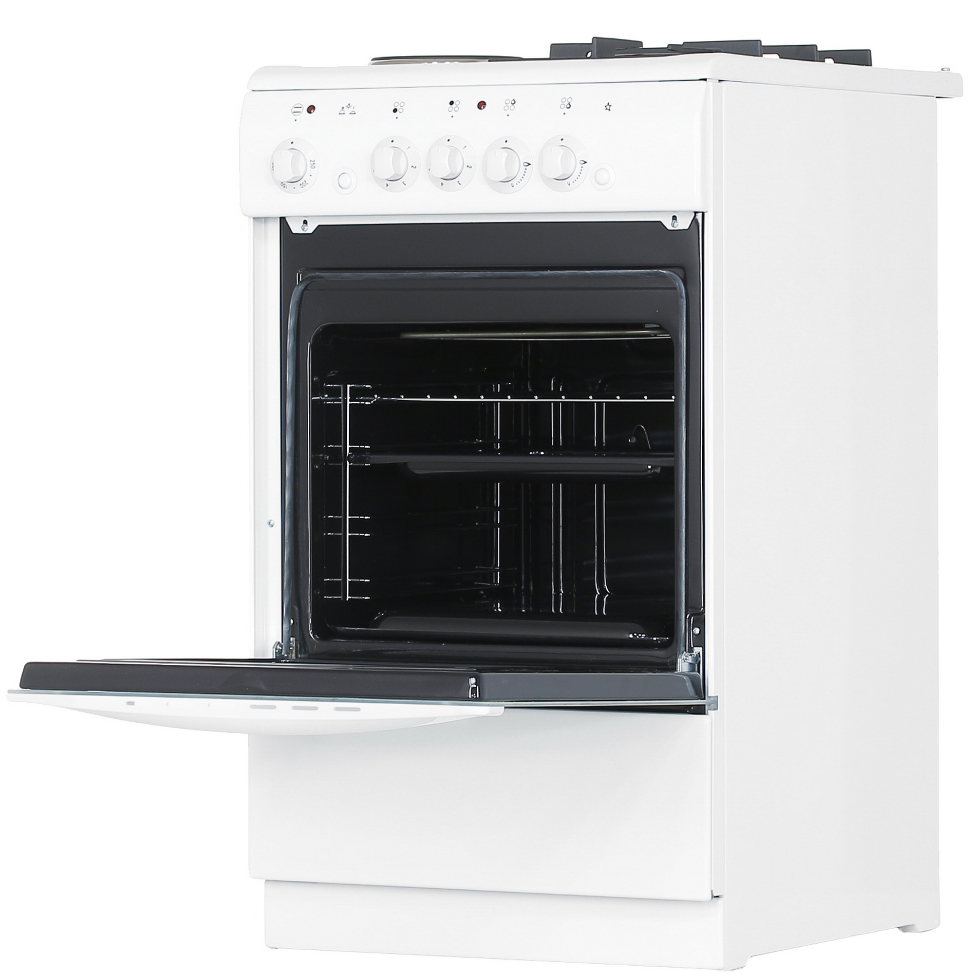 5301109 Комбинированная плита De Luxe 506022.03гэ (щ) чр 030 белый STDN-0110126 - Вид №4