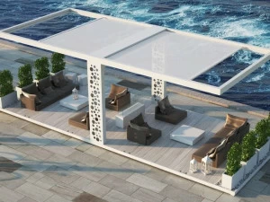 STUDIO 66 Самонесущая пергола из алюминия