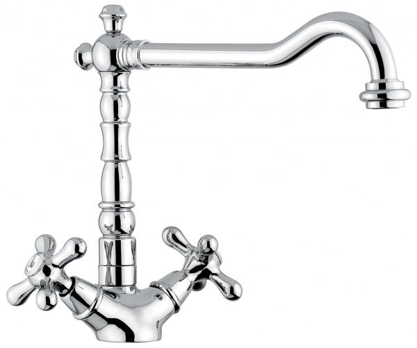 12617BR Смеситель Deco Old для кухни, цвет бронза EMMEVI Decò old