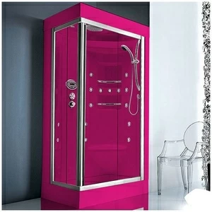 Душевая кабина Gruppo treesse Acquazzurra 80х100 STI-B7536S-R белая с гидромассажем угловая левая